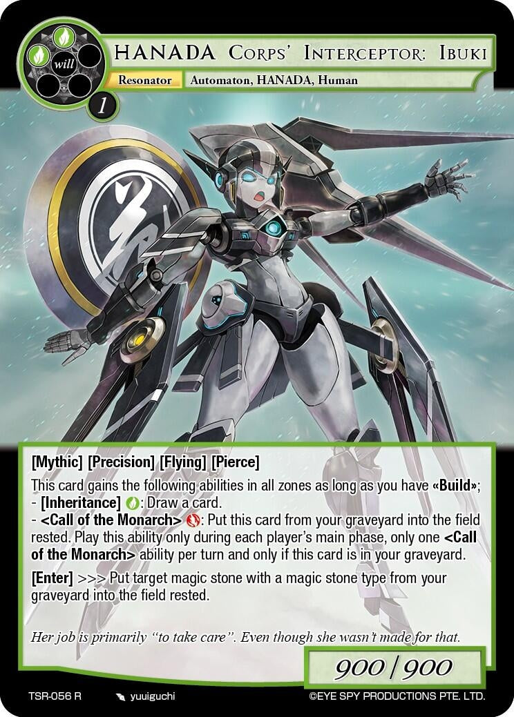 HANADA Corps’ Interceptor: Ibuki (56) [TSR] - Force of Will Single