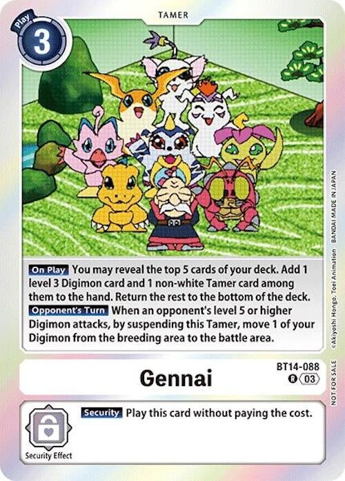 Gennai (Secret Crisis: Movie Memorial Pack) (14088) [BT17] - Digimon Card Game Single