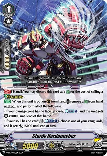Sturdy Hardpuncher (300) [VPR] - Cardfight Vanguard Single