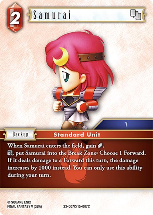 Samurai (23) [23] - Final Fantasy TCG Single