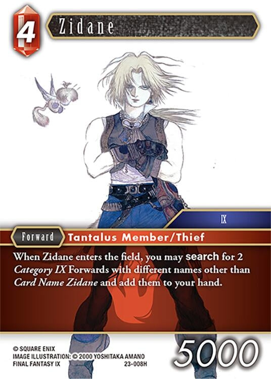 Zidane (23) [23] - Final Fantasy TCG Single