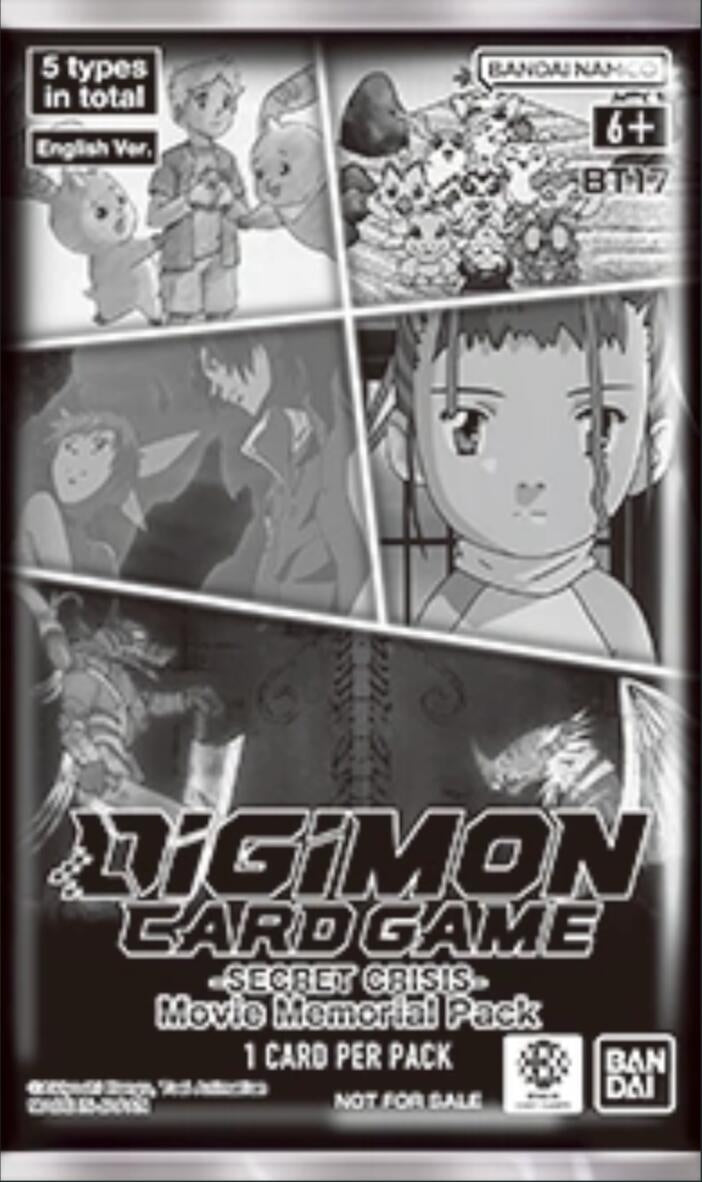 Secret Crisis: Movie Memorial Pack [BT17] - Digimon Card Game Sealed