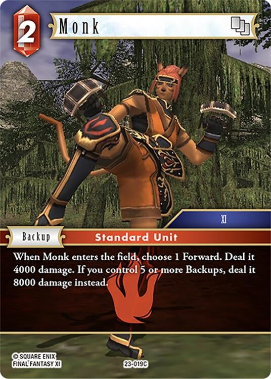 Monk (23) [23] - Final Fantasy TCG Single