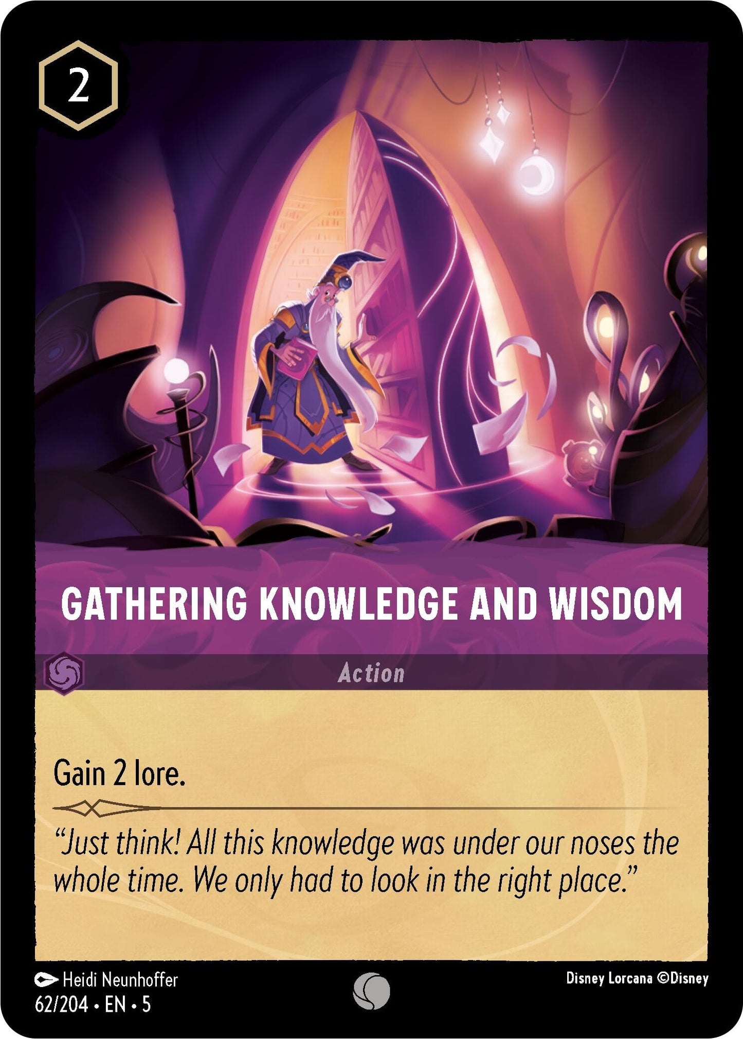 Gathering Knowledge and Wisdom (62) (5) - Disney Lorcana Single