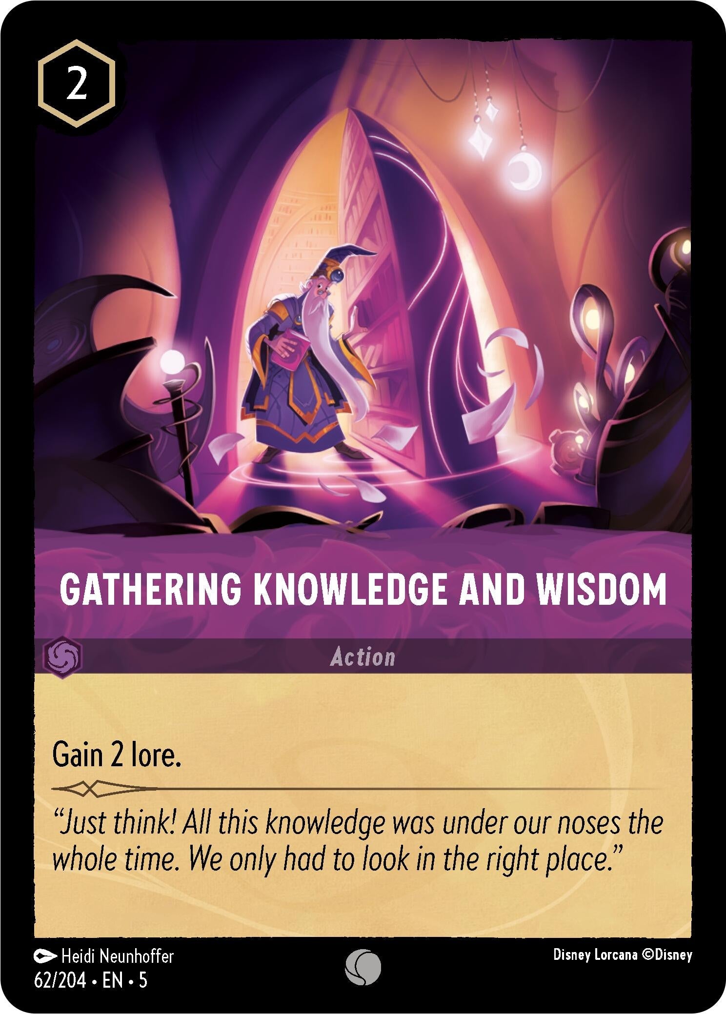 Gathering Knowledge and Wisdom (62) (5) - Disney Lorcana Single