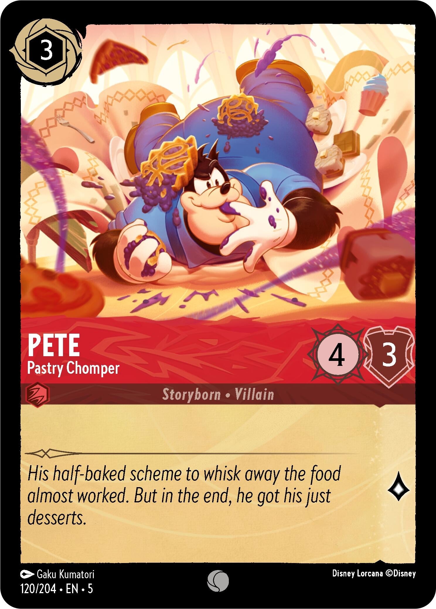 Pete - Pastry Chomper (120) (5) - Disney Lorcana Single