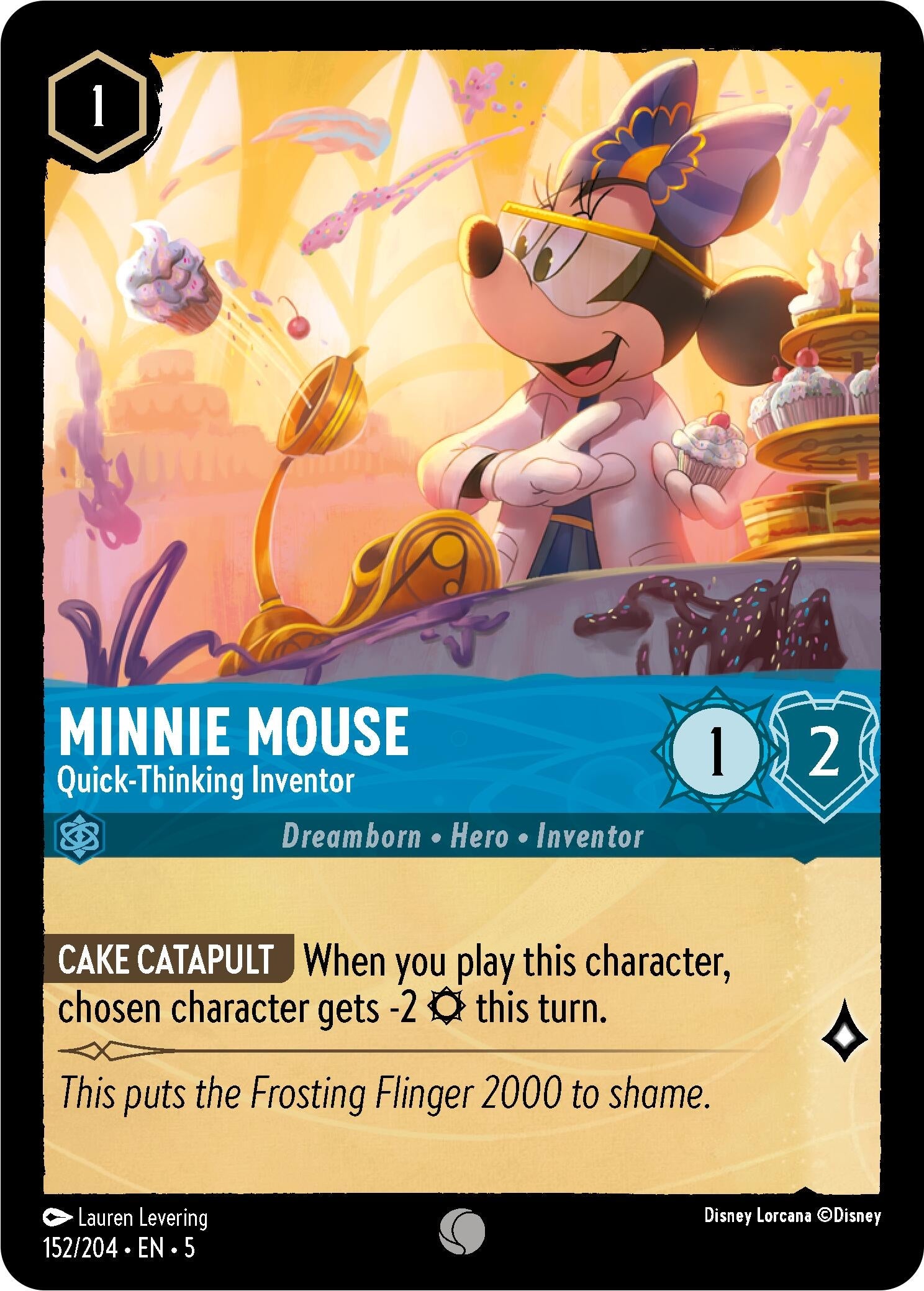 Minnie Mouse - Quick-Thinking Inventor (152) (5) - Disney Lorcana Single