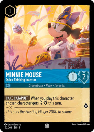 Minnie Mouse - Quick-Thinking Inventor (152) (5) - Disney Lorcana Single