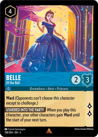 Belle - Of the Ball (158) (5) - Disney Lorcana Single