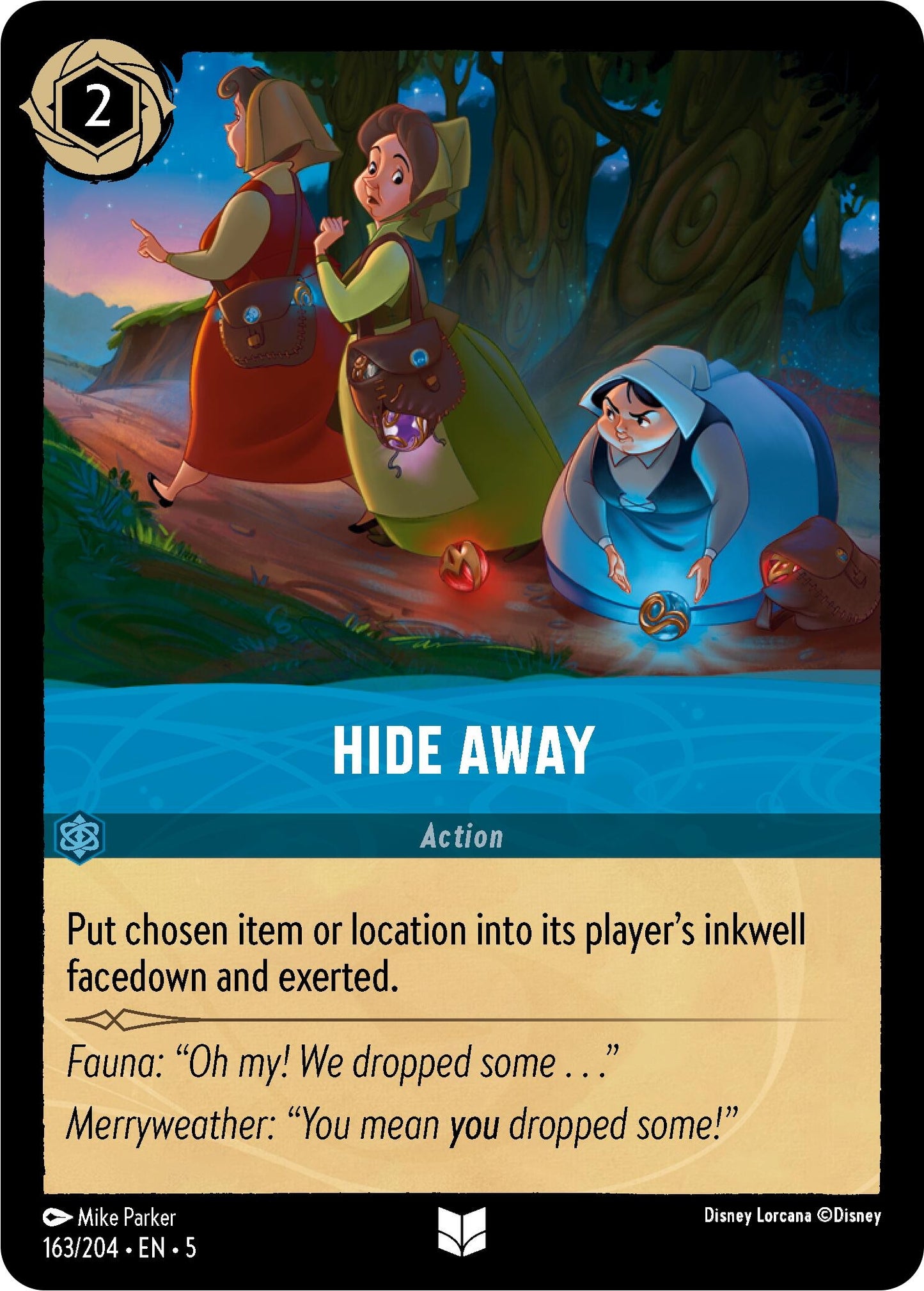 Hide Away (163) (5) - Disney Lorcana Single