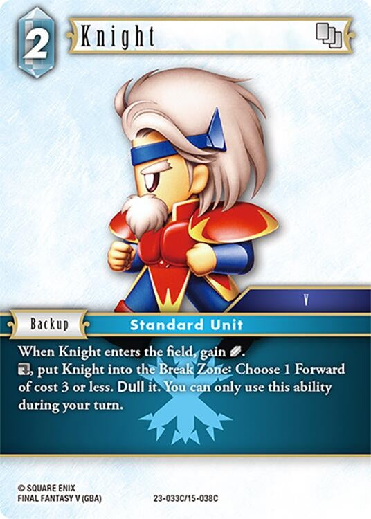 Knight (23) [23] - Final Fantasy TCG Single