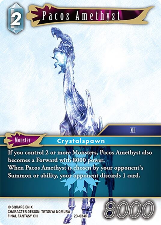 Pacos Amethyst [23] - Final Fantasy TCG Single