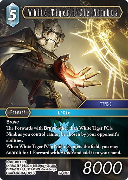 White Tiger l’Cie Nimbus [23] - Final Fantasy TCG Single