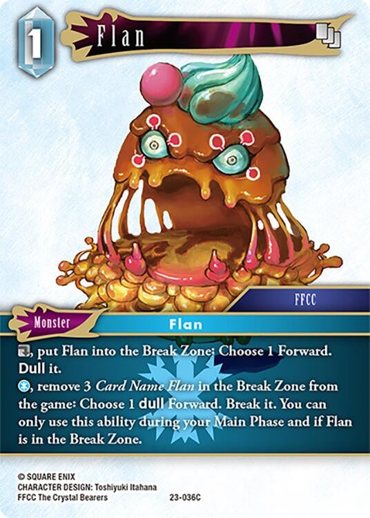 Flan [23] - Final Fantasy TCG Single