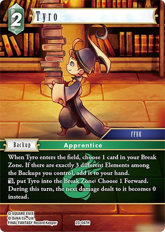 Tyro [23] - Final Fantasy TCG Single