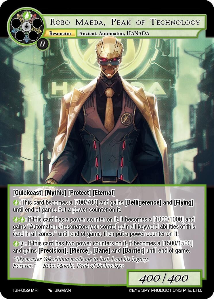 Robo Maeda Peak of Technology (59) [TSR] - Force of Will Single