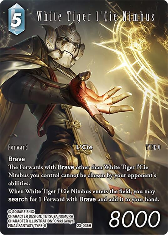 White Tiger l’Cie Nimbus (Full Art) (23) [23] - Final Fantasy TCG Single