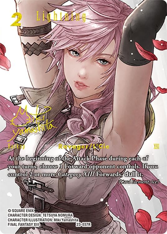 Lightning (Full Art Signature) (23) [23] - Final Fantasy TCG Single