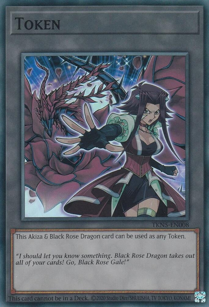 Token: Akiza & Black Rose Dragon (5008) (INFO) - YuGiOh Single