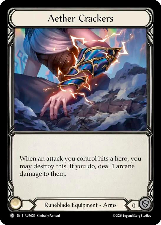 Aether Crackers (5) - Flesh and Blood TCG Single