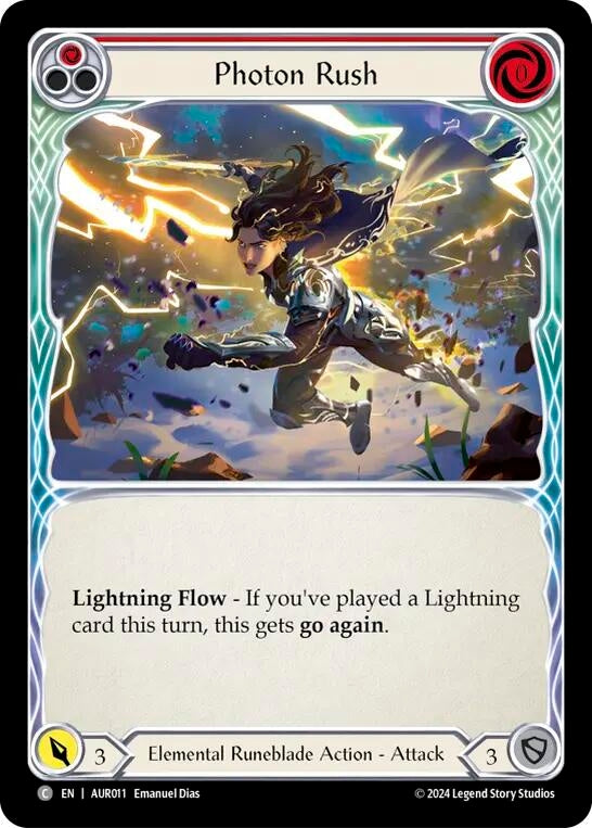 Photon Rush (Red) (11) - Flesh and Blood TCG Single