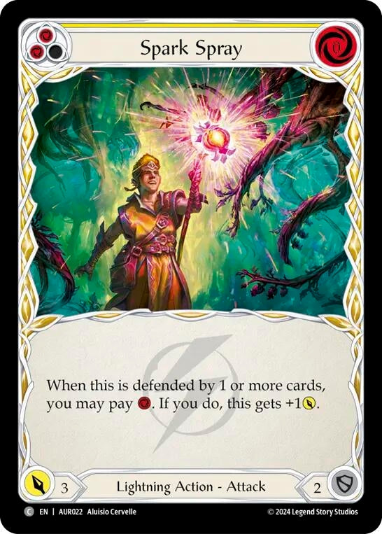 Spark Spray (Yellow) (22) - Flesh and Blood TCG Single