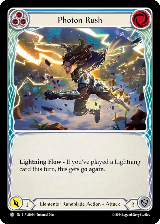Photon Rush (Blue) (24) - Flesh and Blood TCG Single