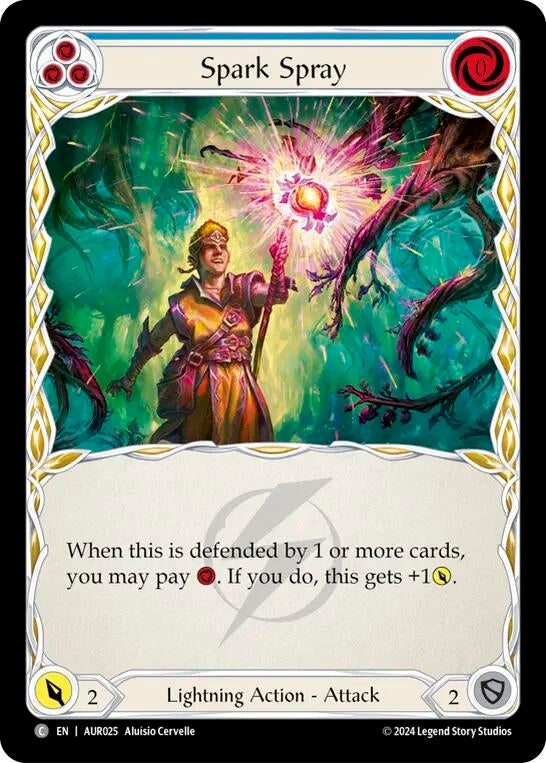 Spark Spray (Blue) (25) - Flesh and Blood TCG Single