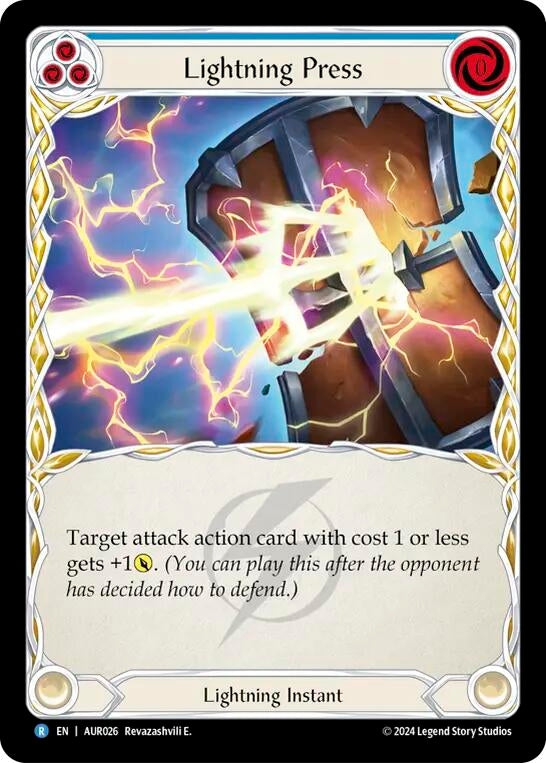Lightning Press (26) - Flesh and Blood TCG Single
