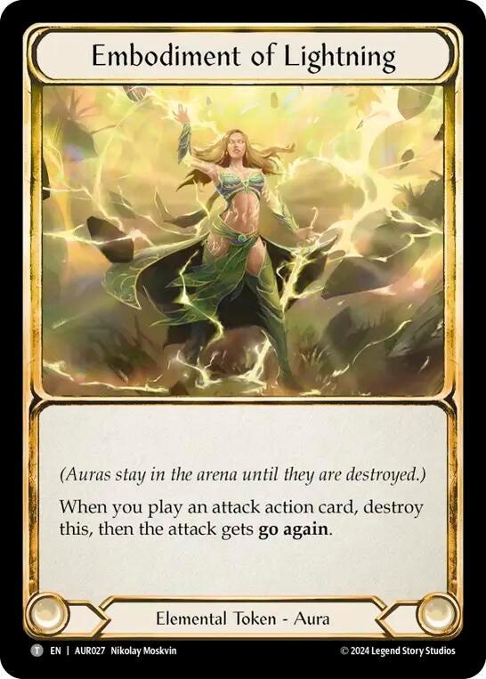 Embodiment of Lightning (0) - Flesh and Blood TCG Single