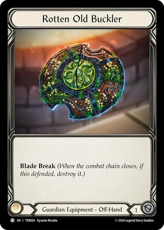 Rotten Old Buckler (3) - Flesh and Blood TCG Single