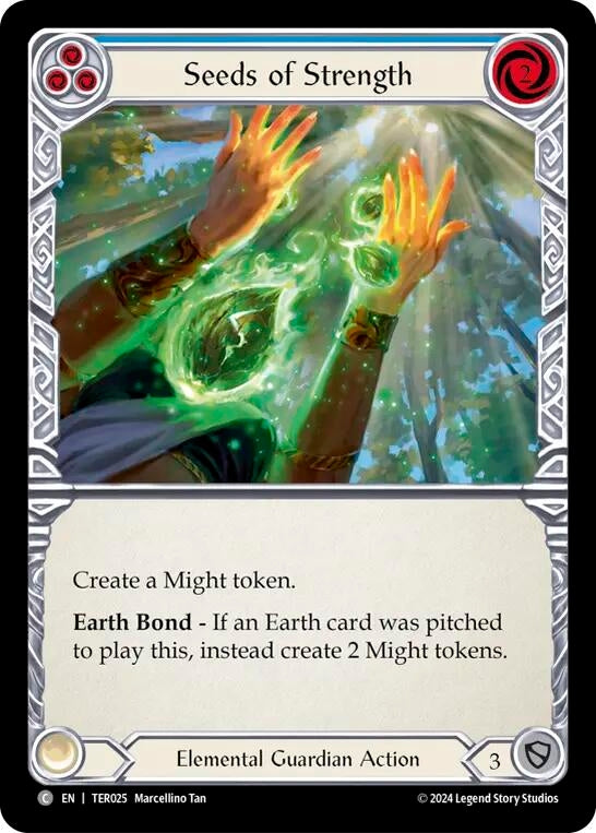 Seeds of Strength (Blue) (25) - Flesh and Blood TCG Single