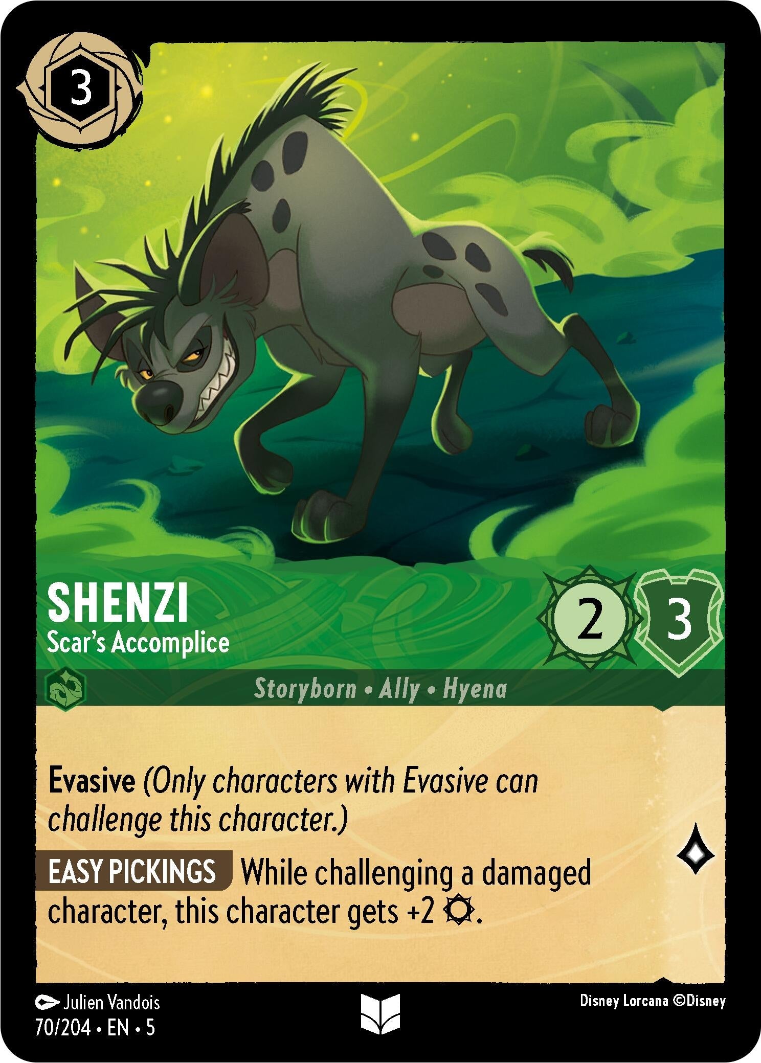 Shenzi - Scar’s Accomplice (70) (5) - Disney Lorcana Single