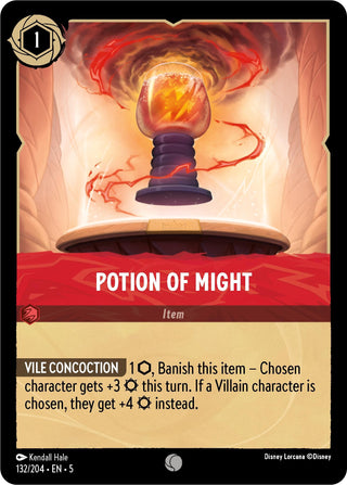 Potion of Might (132) (5) - Disney Lorcana Single