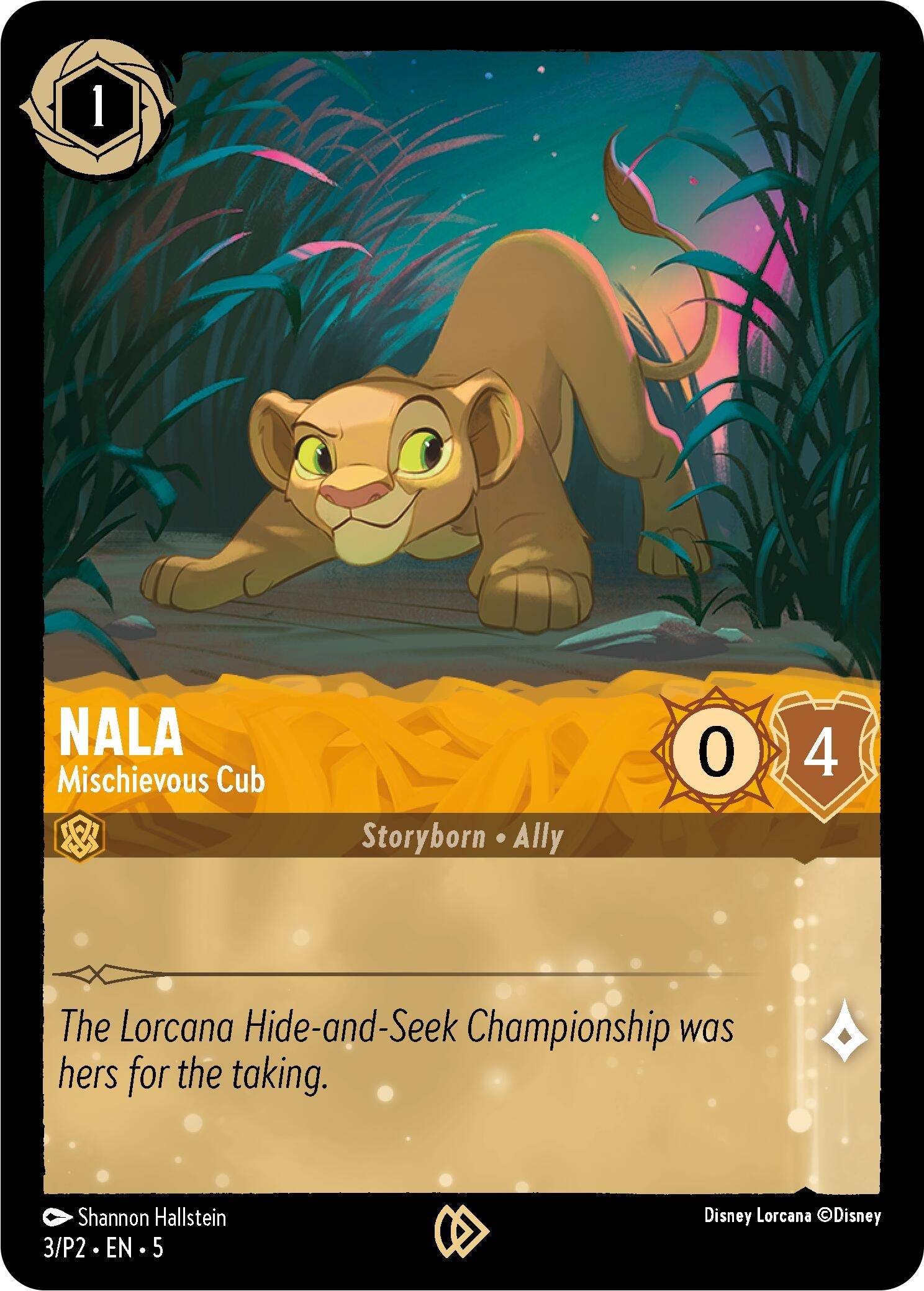 Nala - Mischievous Cub (3) (DLPC) - Disney Lorcana Single