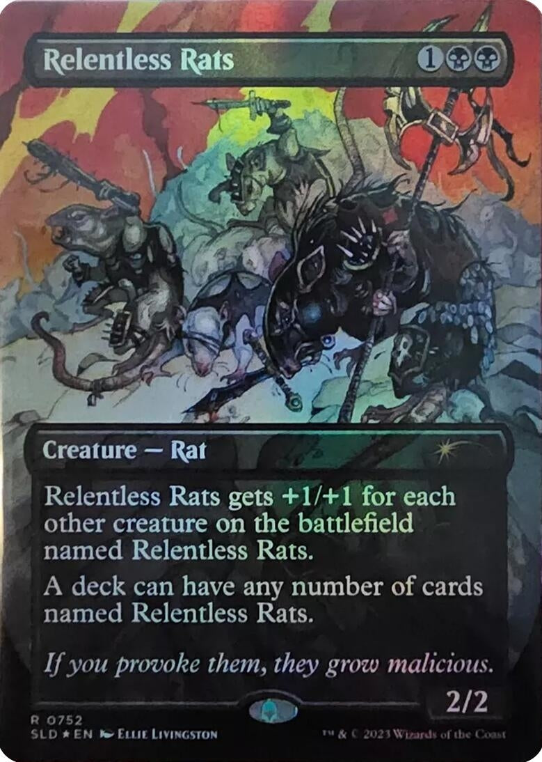 Relentless Rats (752) (752) [SLD] - MTG Single