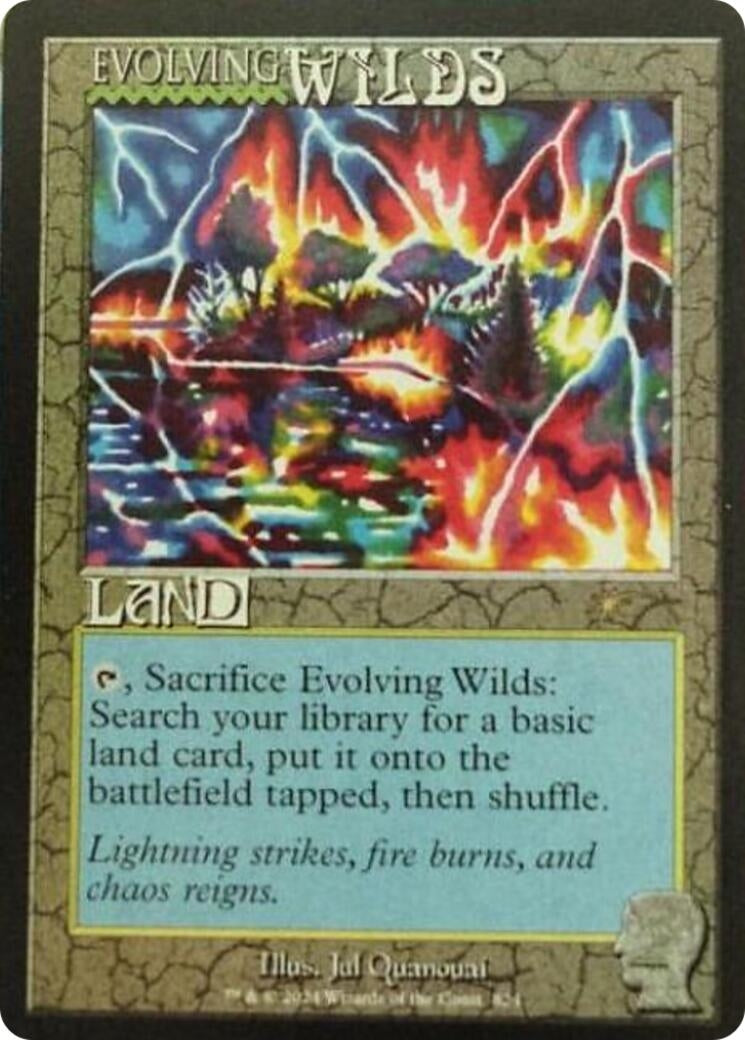 Evolving Wilds (Rainbow Foil) (824) [SLD] - MTG Single