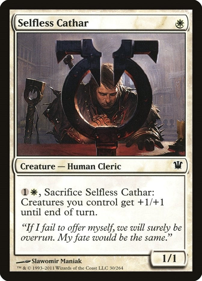 Selfless Cathar (30) [ISD] - MTG Single