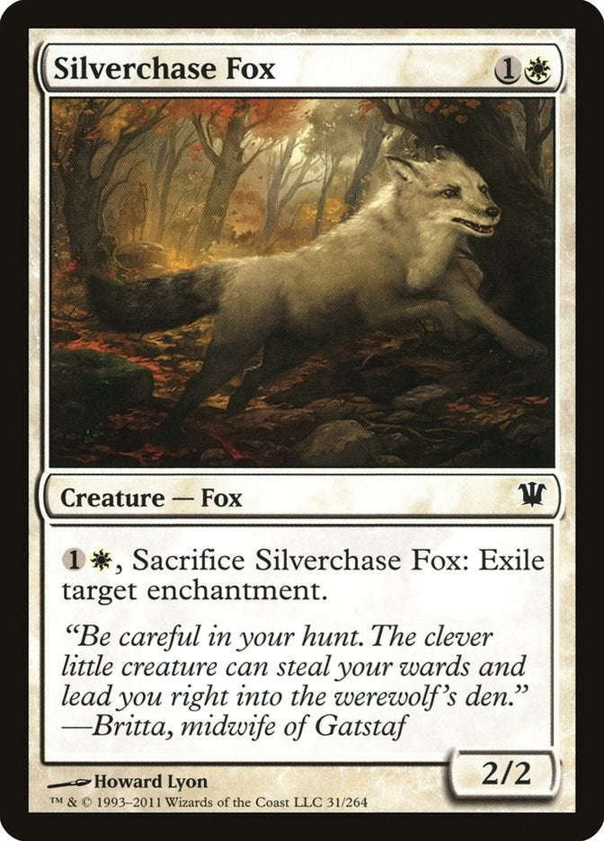 Silverchase Fox (31) [ISD] - MTG Single