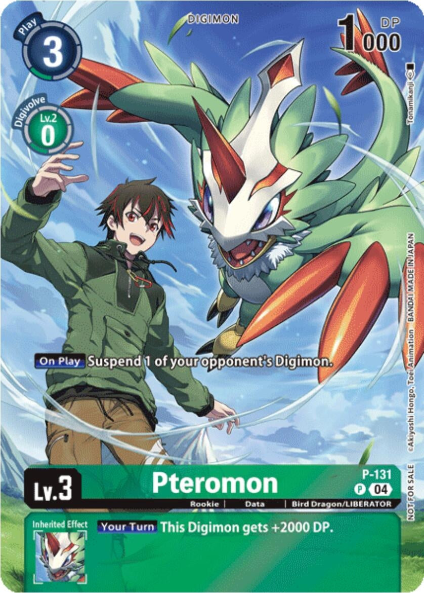 Image for Pteromon (Digimon Liberator Promotion) (Textured) (P-131 P) [Digimon Promotion Cards] - Digimon Card Game