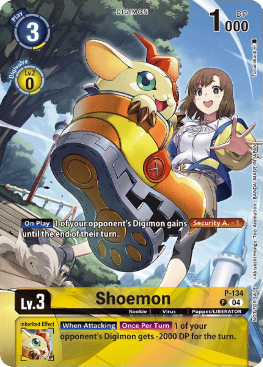Image for Shoemon (Digimon Liberator Promotion) (Textured) (P-134 P) (Digimon Promotion Cards) - Digimon Card Game