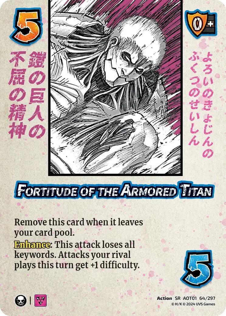 Fortitude of the Armored Titan (64) [AOT1] - UniVersus Single