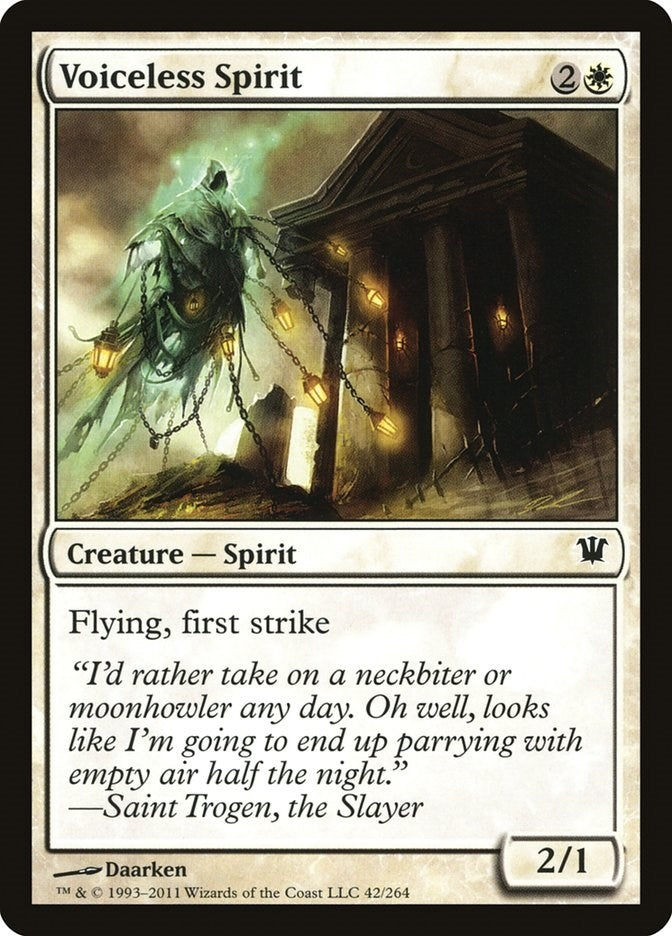 Voiceless Spirit (42) [ISD] - MTG Single