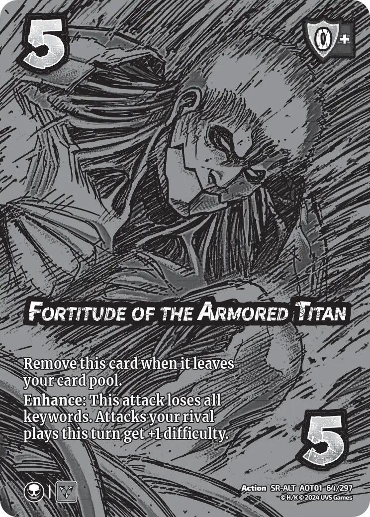 Fortitude of the Armored Titan (Alternate Art) (64) [AOT1] - UniVersus Single