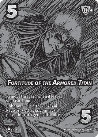 Fortitude of the Armored Titan (Alternate Art) (64) [AOT1] - UniVersus Single