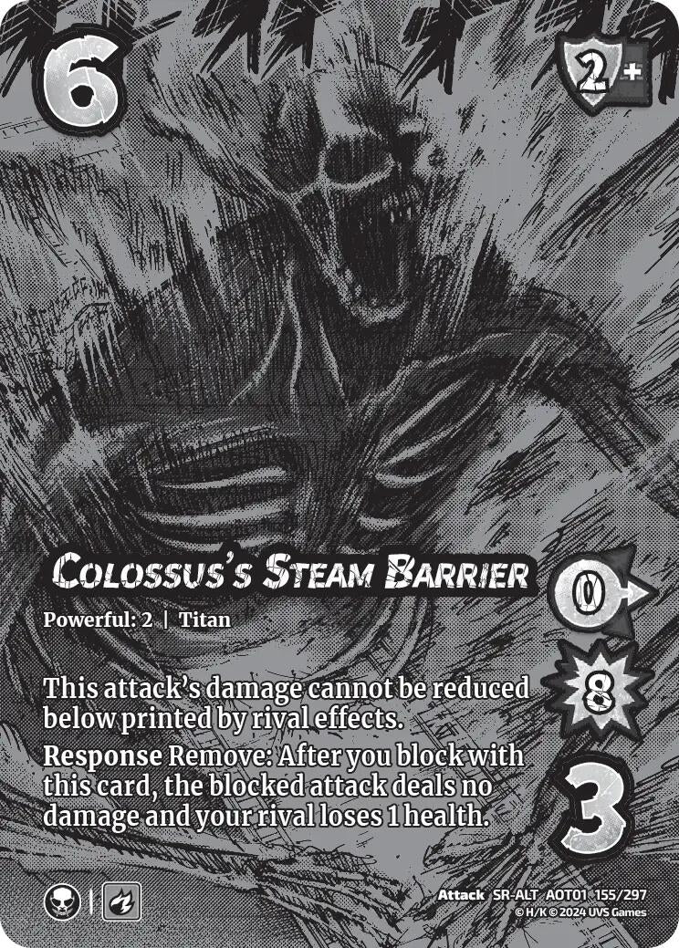 Colossus’s Steam Barrier (Alternate Art) (155) [AOT1] - UniVersus Single