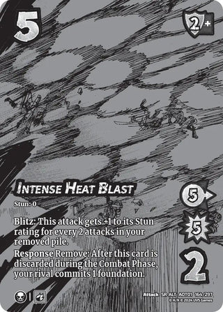 Intense Heat Blast (Alternate Art) (164) [AOT1] - UniVersus Single