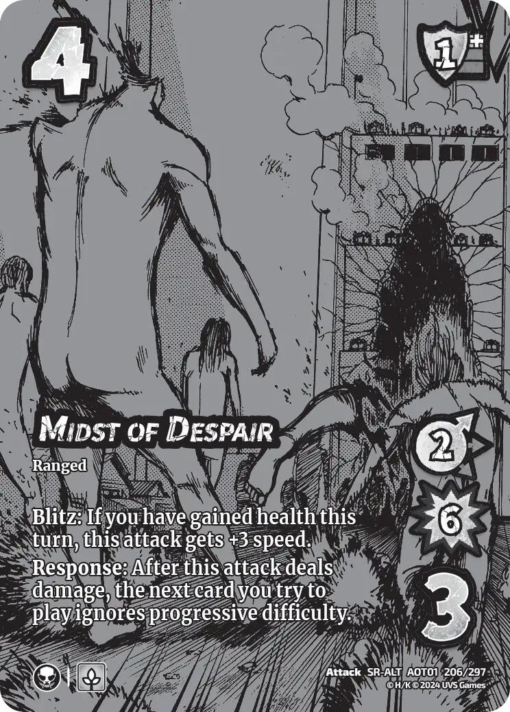Midst of Despair (Alternate Art) (206) [AOT1] - UniVersus Single