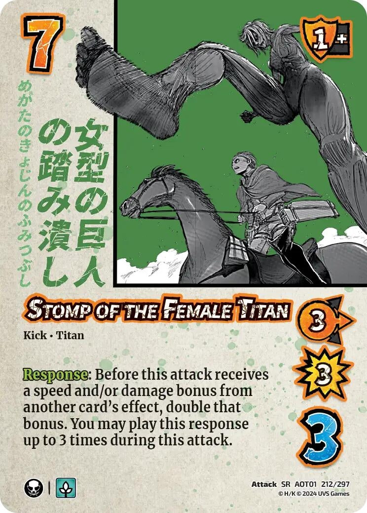 Stomp of the Female Titan (212) [AOT1] - UniVersus Single
