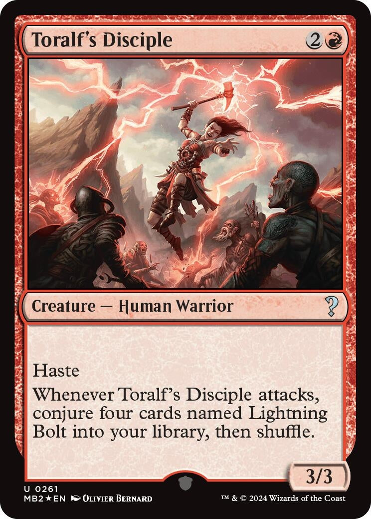 Toralf’s Disciple (261) [MB2] - MTG Single